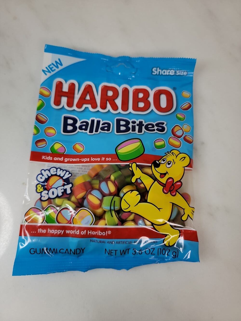 *NEW* Haribo BALLA BITES Chewy & Soft Gummi Gummy Candy Tik Tok Viral Candy!